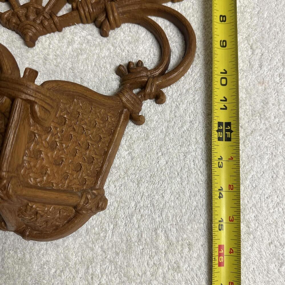 Vintage Wall Decor, Planter, Vintage Burwood Wall Planters, Faux Wood MCM EUC - Picture 4 of 8